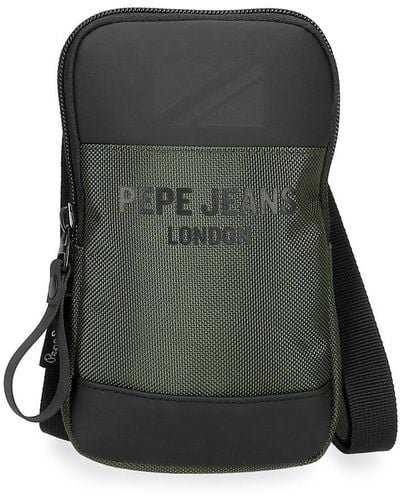 Pepe Jeans Bromley Luggage Messenger Bag - Black