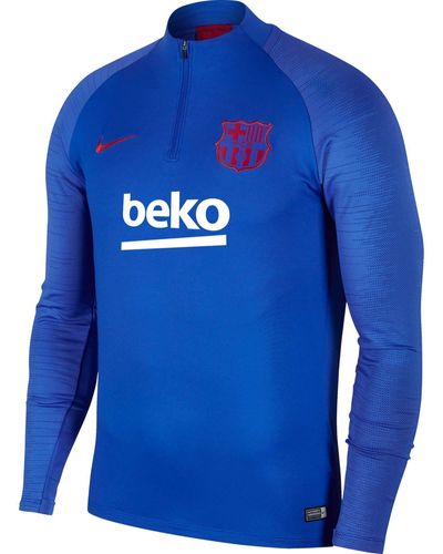 Nike Fcb Nk Dry Strk Dril Sweatshirt Voor - Blauw