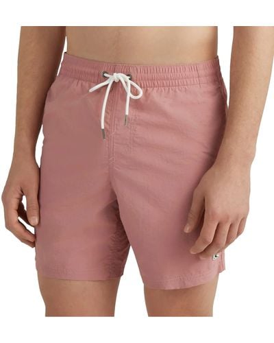 O'neill Sportswear Vert Swim 16" Shorts Trunks - Pink