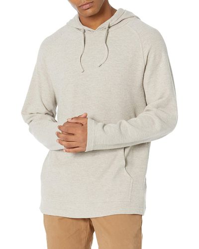 Amazon Essentials Merk - Goodthreads Slub Thermal Pullover Hoodie Voor - Wit