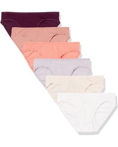 Amazon Essentials Intimo Slip Bikini in Cotone Donna - Multicolore