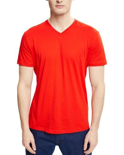 Esprit 992ee2k317 T-shirt - Red