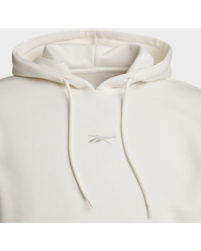 Reebok Classics Back Vector Hoodie Sweatshirt - White