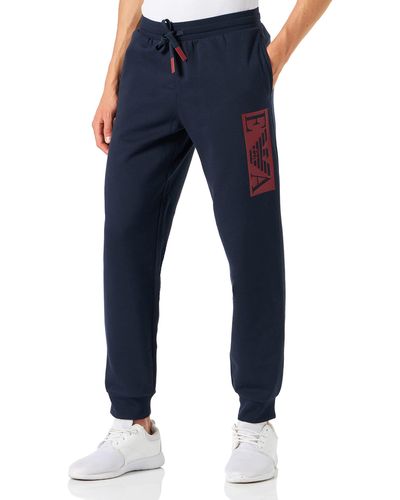 Emporio Armani Underwear Iconic Terry Trousers - Blau