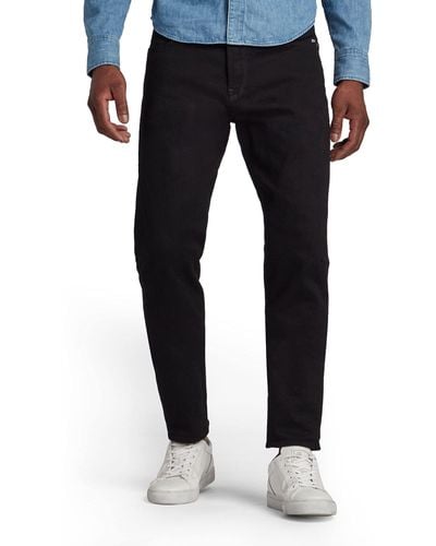 G-Star RAW Jeans Scutar 3d Slim Tapered,zwart