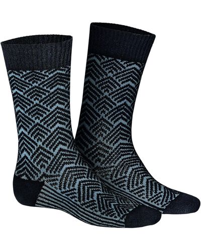Hudson Jeans Rare Soh Knit Socks - Blue