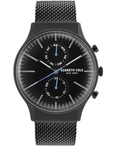 Kenneth Cole New York Uhr Armbanduhr Edelstahl KC50585007 - Schwarz