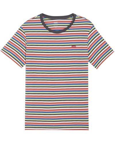 Levi's Ss Original Housemark Tee T-shirt - Blauw