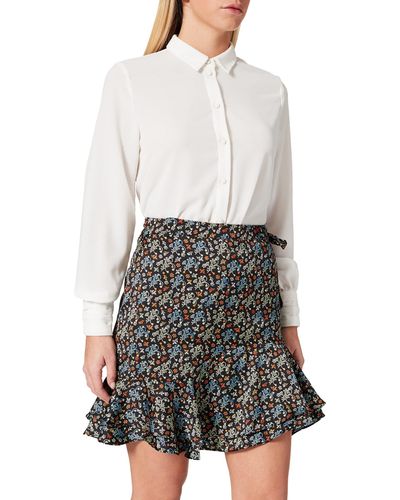 Scotch & Soda Maison Printed Recycled Polyester Wrap Skirt - Multicolour