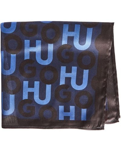HUGO Pocketsquare Cm35x35 Pocket_square - Blue