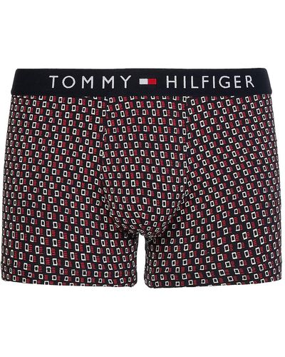 Tommy Hilfiger All Over Print Cotton Stretch Trunk - Multicolour