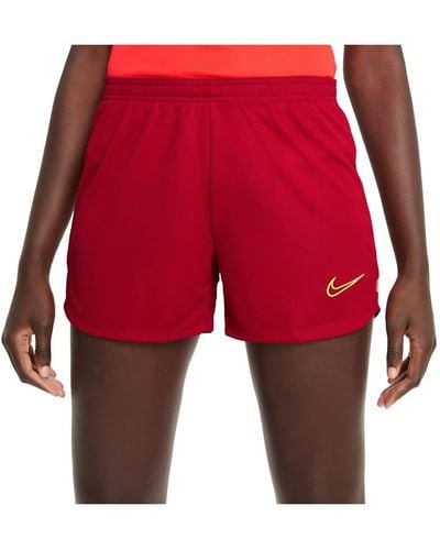Nike Dri-fit Academy 21 Shorts - Red