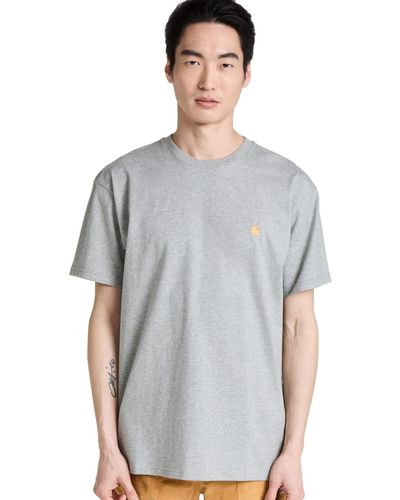 Carhartt WIP T-Shirt Chase - Grau