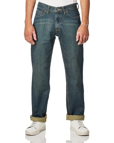 Lee Jeans Mens Premium Select Relaxed-fit Straight-leg Jeans - Blue