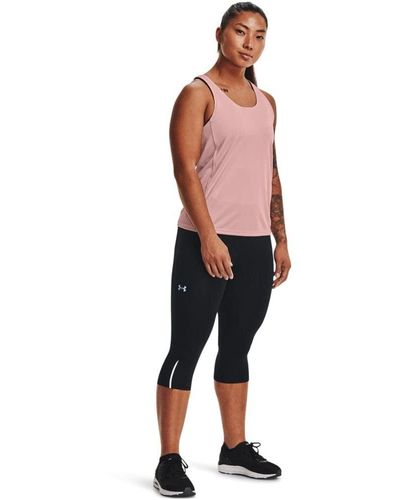 Under Armour Warmup Bottoms Fly Fast 3.0 Speed Capri Voor - Rood