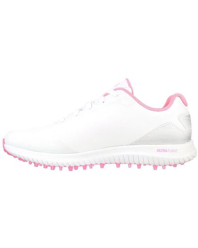 Skechers Go Max Arch Fit Spikeless Golf Shoe Trainer - White