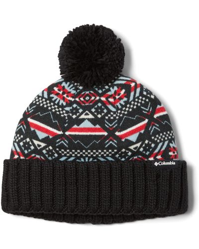 Columbia 's Sweater Weather Pom Beanie Hat - Black