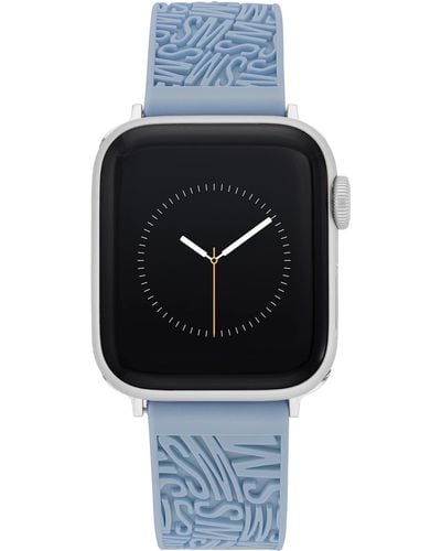 Steve Madden Modisches Silikonarmband für Apple Watch - Blau