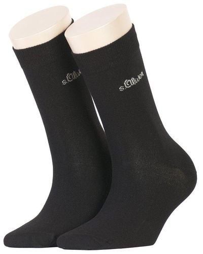 S.oliver 6 Paar Socken Classic Socken 05 black 39-42 - Schwarz