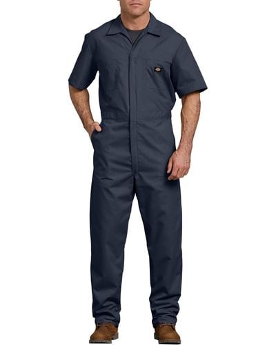 Dickies Short Sleeve Coverall - Blue