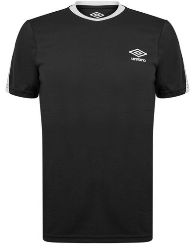 Umbro S Total Tr Jersey T-shirt Carbon/white L - Black