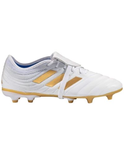 adidas Copa Gloro 19.2 Fg Soccer Cleats White/gold Metallic/football Blue