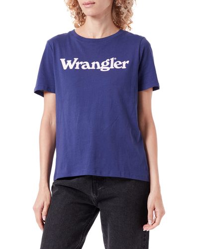 Wrangler Regular Tee Shirt - Blue