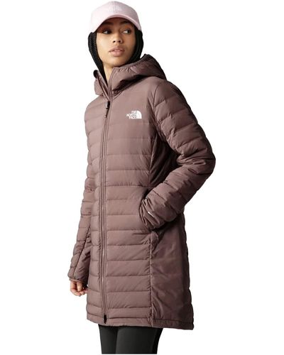 The North Face Belleview Stretch Down Parka Jacket - Brown