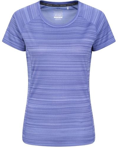 Mountain Warehouse Shirt da Donna Endurance - Top Estivo da Donna - Blu