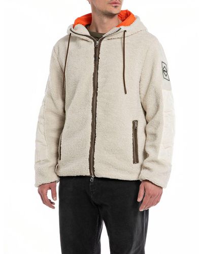 Replay Sweatshirts & hoodies > zip-throughs - Neutre