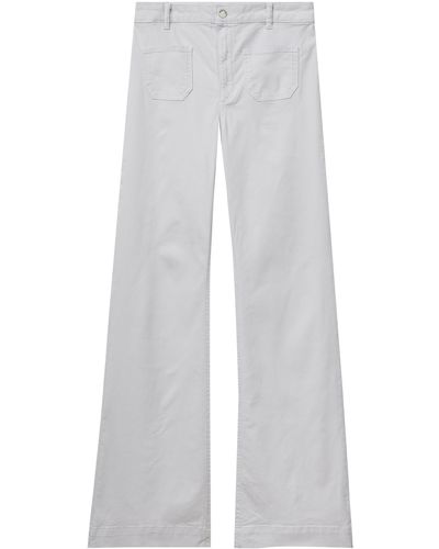 Benetton Pantalone 4IYDDE019 Jeans - Weiß