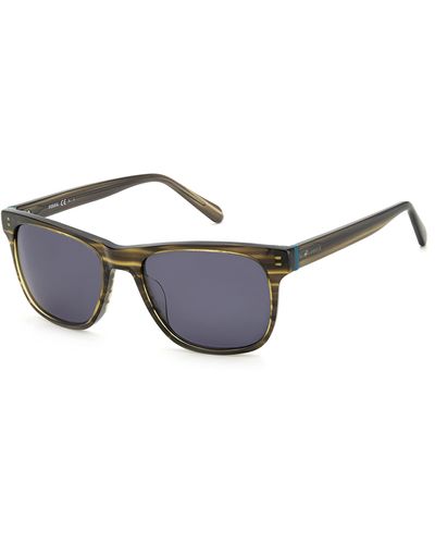 Fossil Male Sunglass Style Fos 2112/s Square - Black