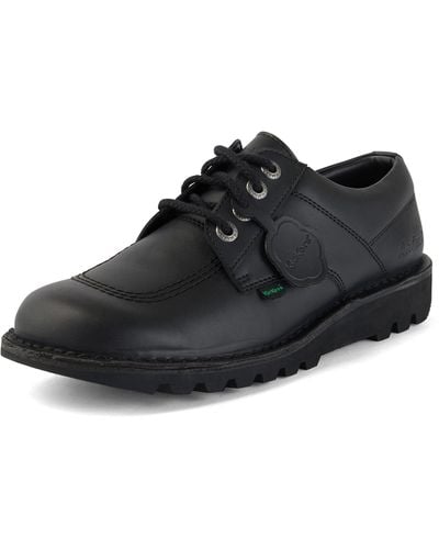 Kickers Kick Lo Vegan Synthetic - Nero