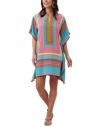 Trina Turk Printed Caftan - Blue