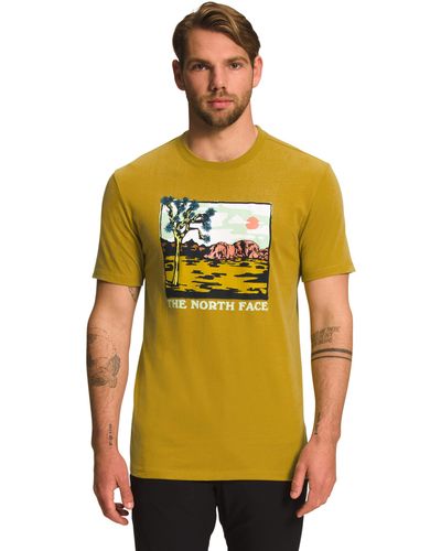 The North Face Short Sleeve Graphic Injection Tee - Yellow