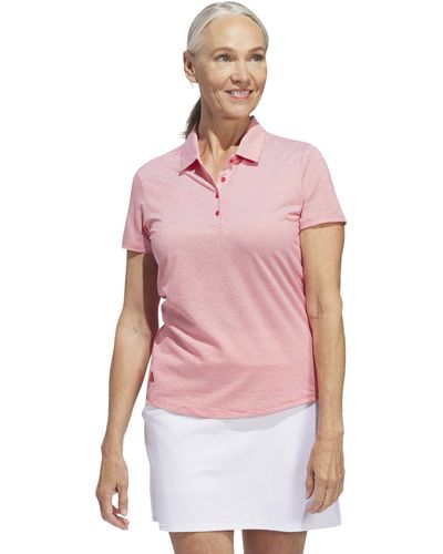 adidas Ottoman Short Sleeve Polo Shirt Golf - Pink