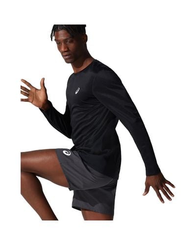 Asics Core Long Sleeve Running Top Black X Large