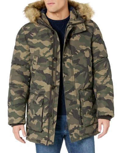 Tommy Hilfiger Arctic Cloth Heavyweight Performance Parka - Multicolor