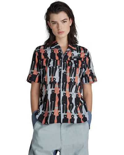 G-Star RAW Camisa Officer Blouse - Multicolor