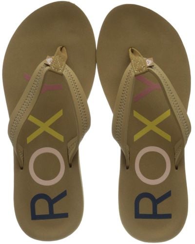 Roxy Vista Zehentrenner Sandale - Grau