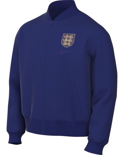 Nike England Herren Sportswear SPE Woven Bombr Jkt Chaqueta - Azul