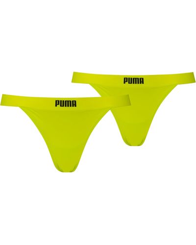 PUMA String Underwear - Yellow