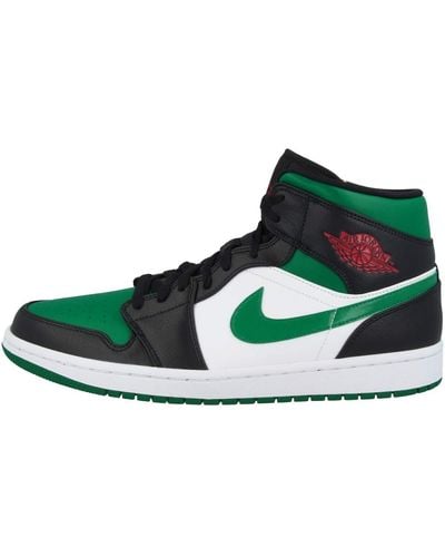 Nike Air Jordan 1 Mid Basketballschuhe - Grün