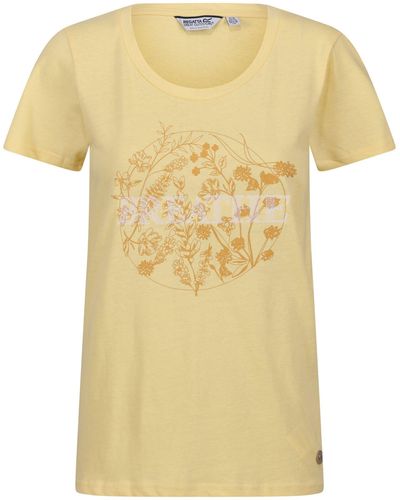 Regatta Ladies Filandra Vii T-shirt Sunlight 12 - Yellow