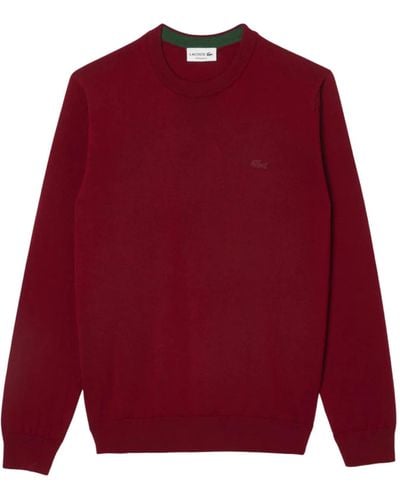 Lacoste AH1969 Pullover - Rosso