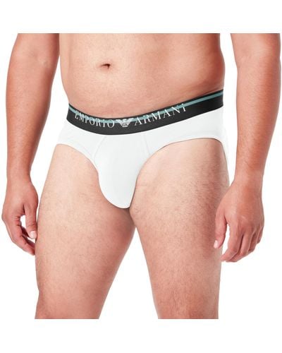 Emporio Armani Underwear Brief Underlined Logo Caleçons - Neutre
