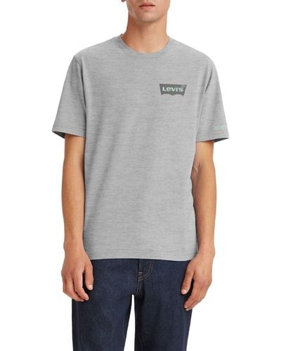 Levi's Ss Relaxed Fit T-Shirt Original Batwing Mhg M - Gris