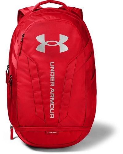 Under Armour Adult Hustle 5.0 Backpack - Red