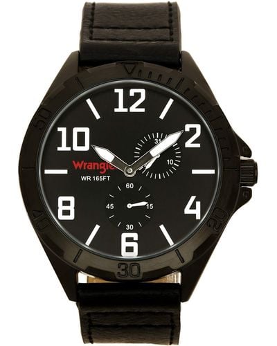 Wrangler Armbanduhr - Schwarz