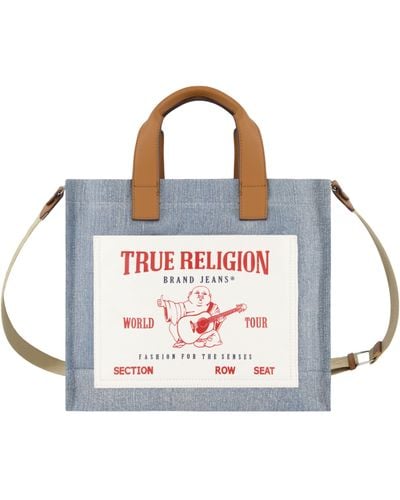 True Religion Concept One Tote Bag - Blue